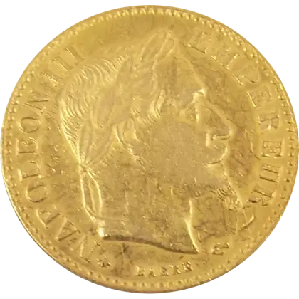 Gold Coin with Detailed Engraving