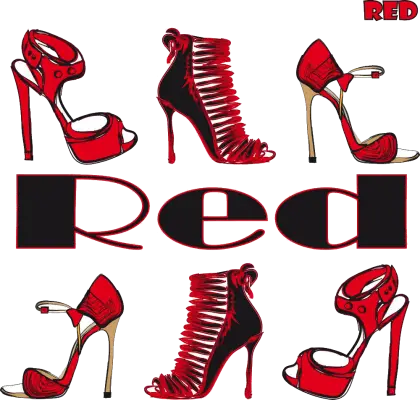 Stylish Red High Heels Collection