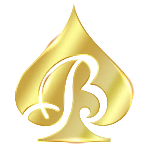 Golden Spade with Letter B