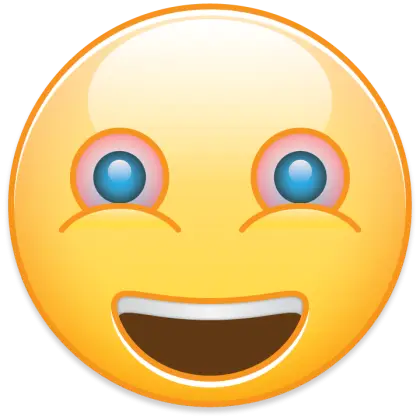 Smiling Emoji with Wide Eyes