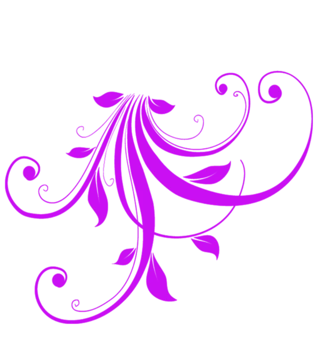 Elegant Purple Abstract Floral Pattern