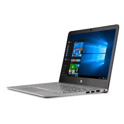 Sleek Silver Laptop with Open Screen