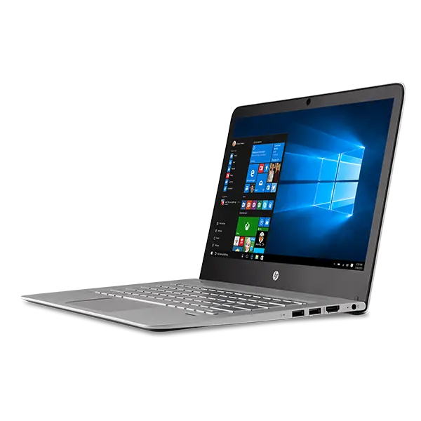 Sleek Silver Laptop with Open Screen