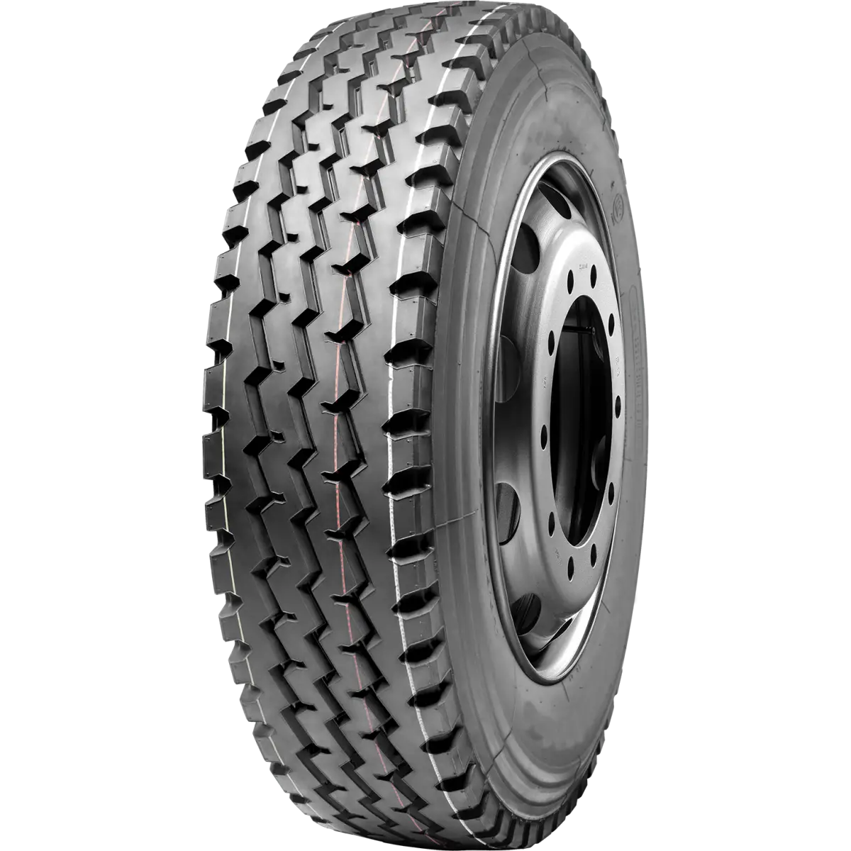 Truck Tire with Tread Design