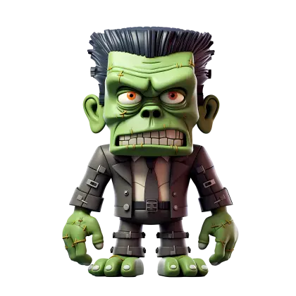 Frankenstein Cartoon Character Illustration