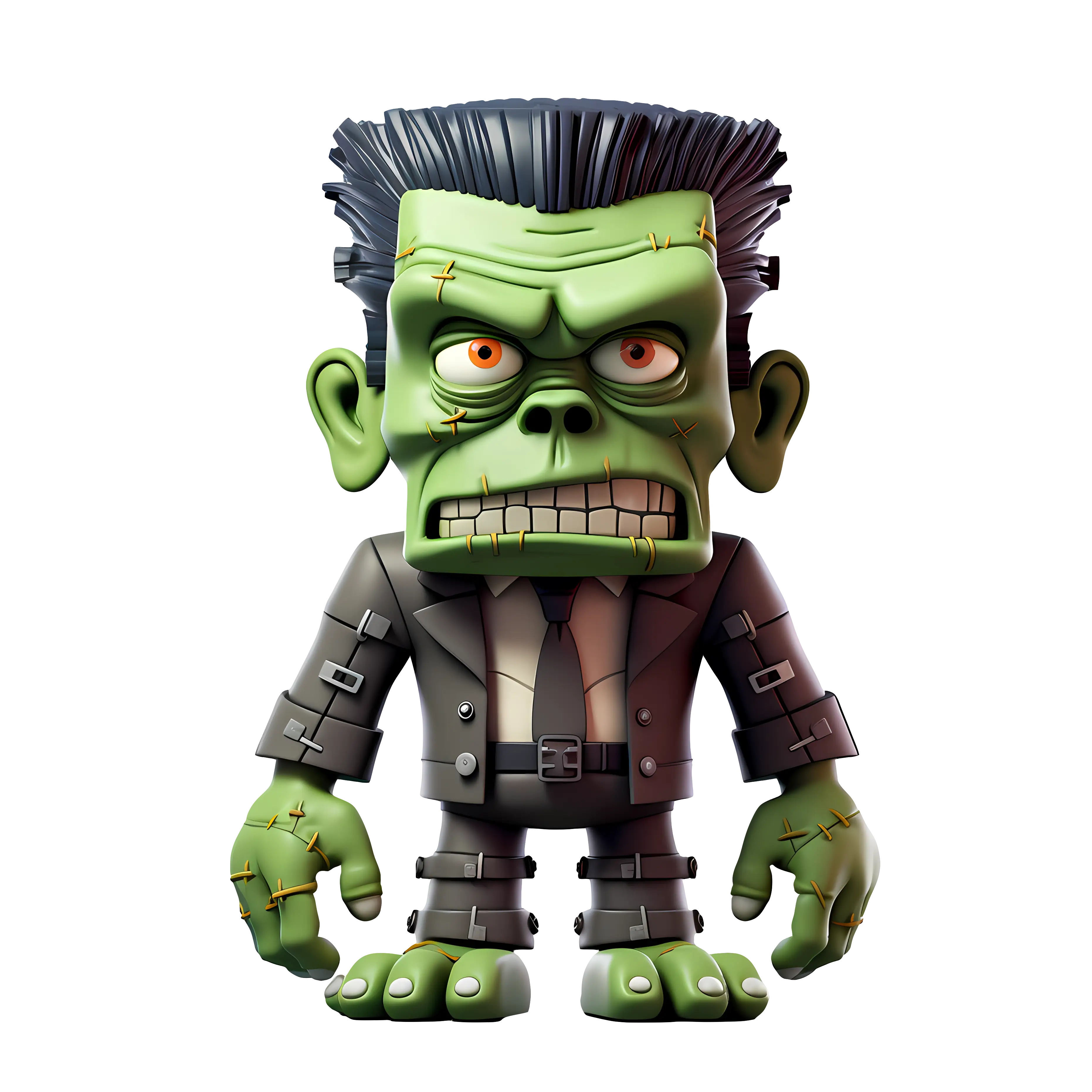 Frankenstein Cartoon Character Illustration