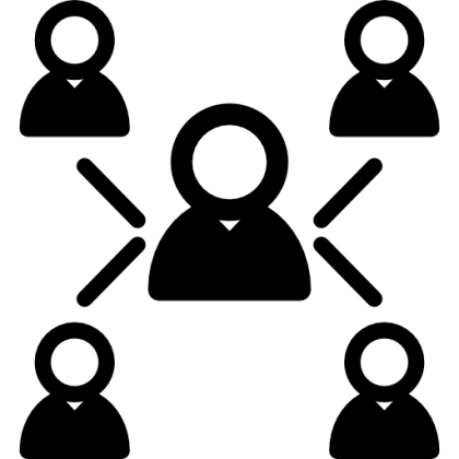 Social Network Connection Icon