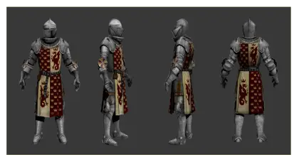 Medieval Knight in Full Armor