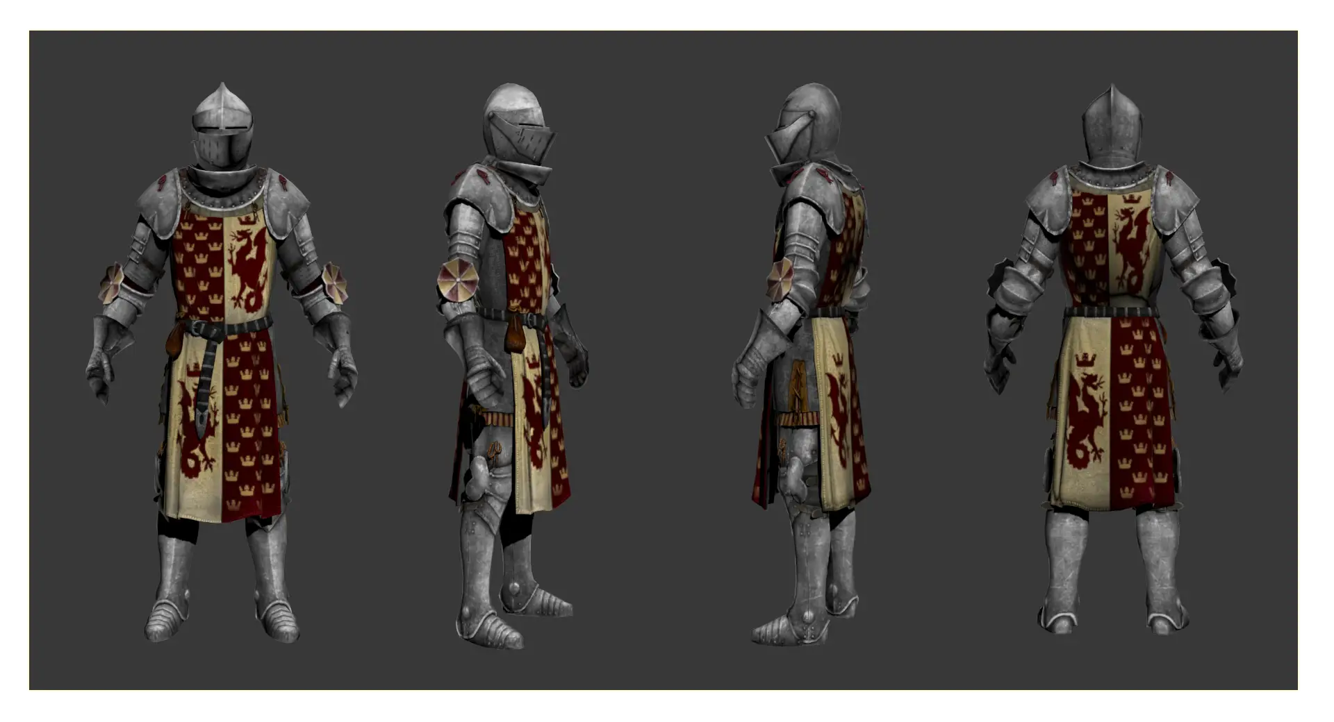 Medieval Knight in Full Armor