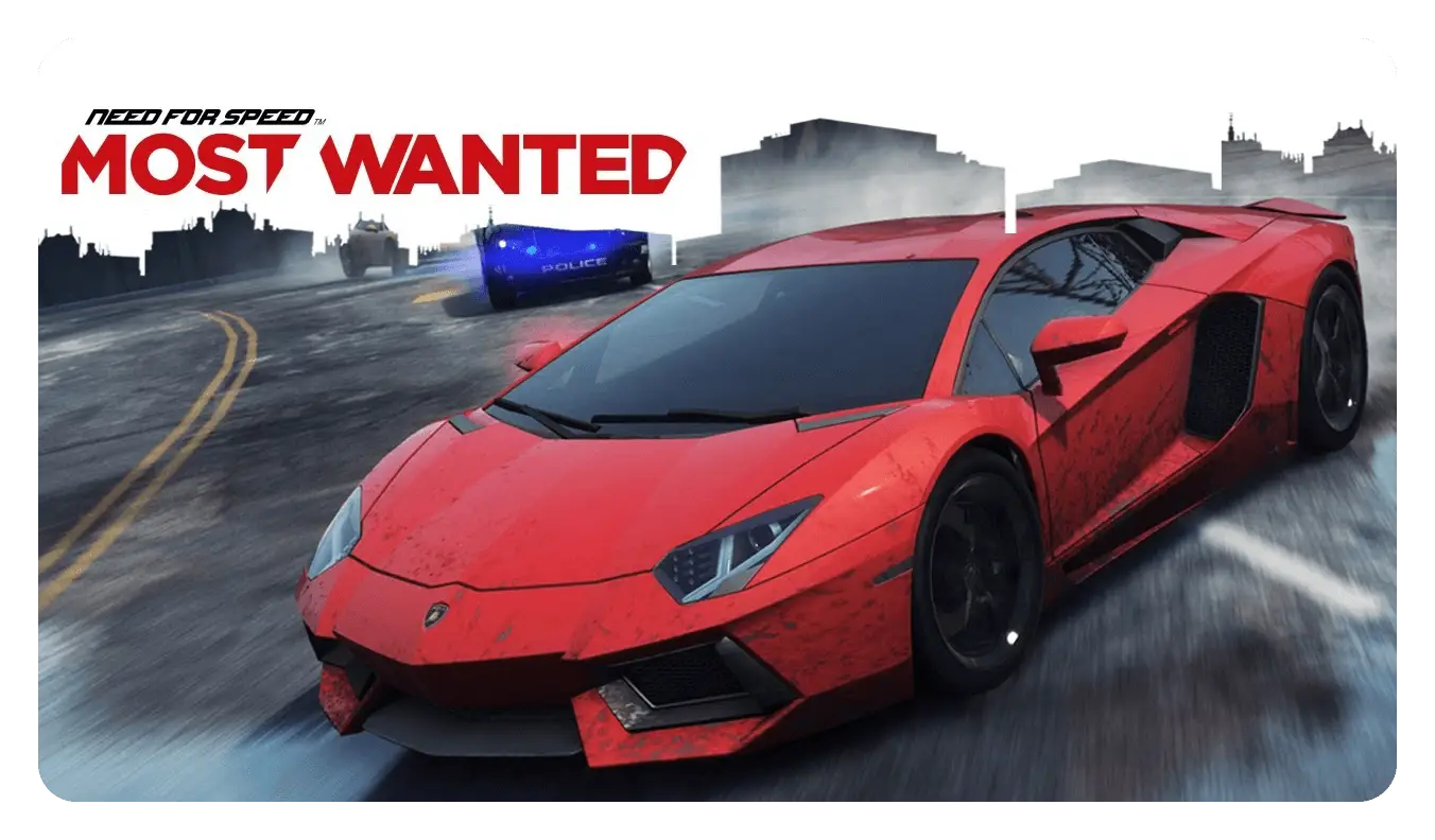 Red Sports Car in Need for Speed: Most Wanted
