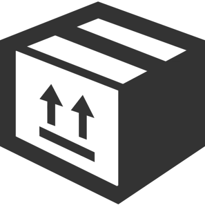 Cardboard Shipping Box Icon