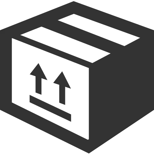 Cardboard Shipping Box Icon