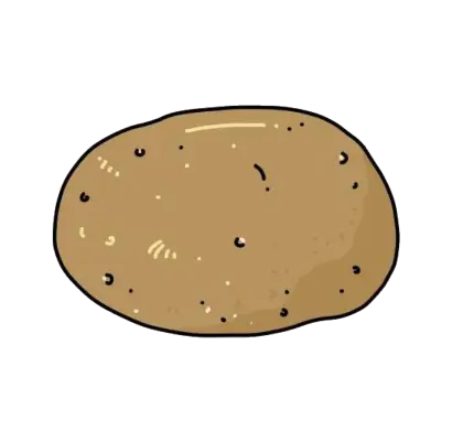 Simple Brown Potato for Cooking