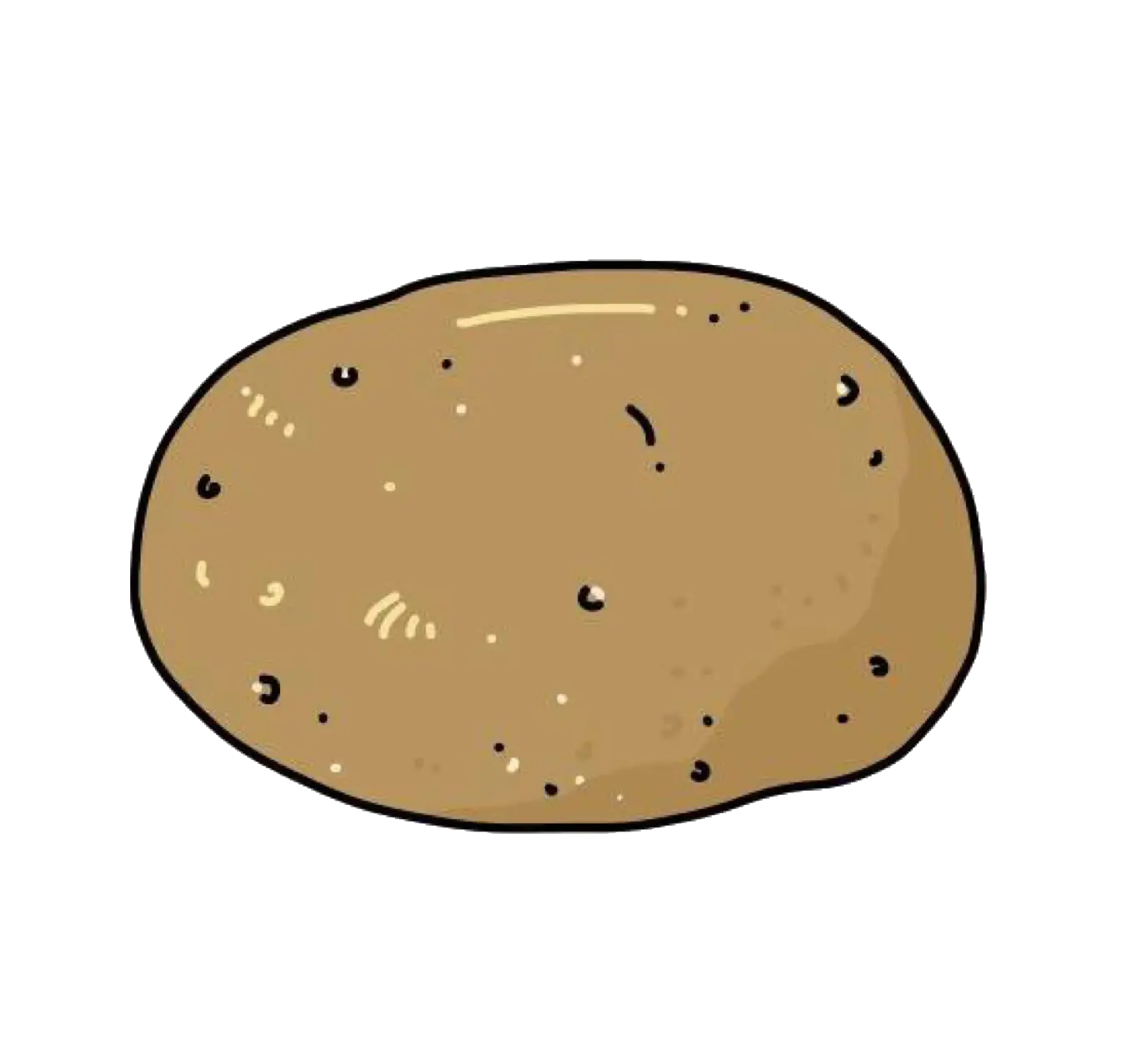 Simple Brown Potato for Cooking
