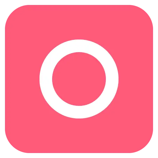 Modern Pink Circle Icon for Digital Applications