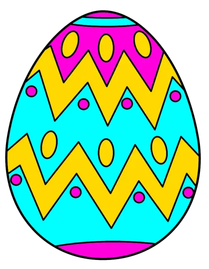 Colorful Easter egg