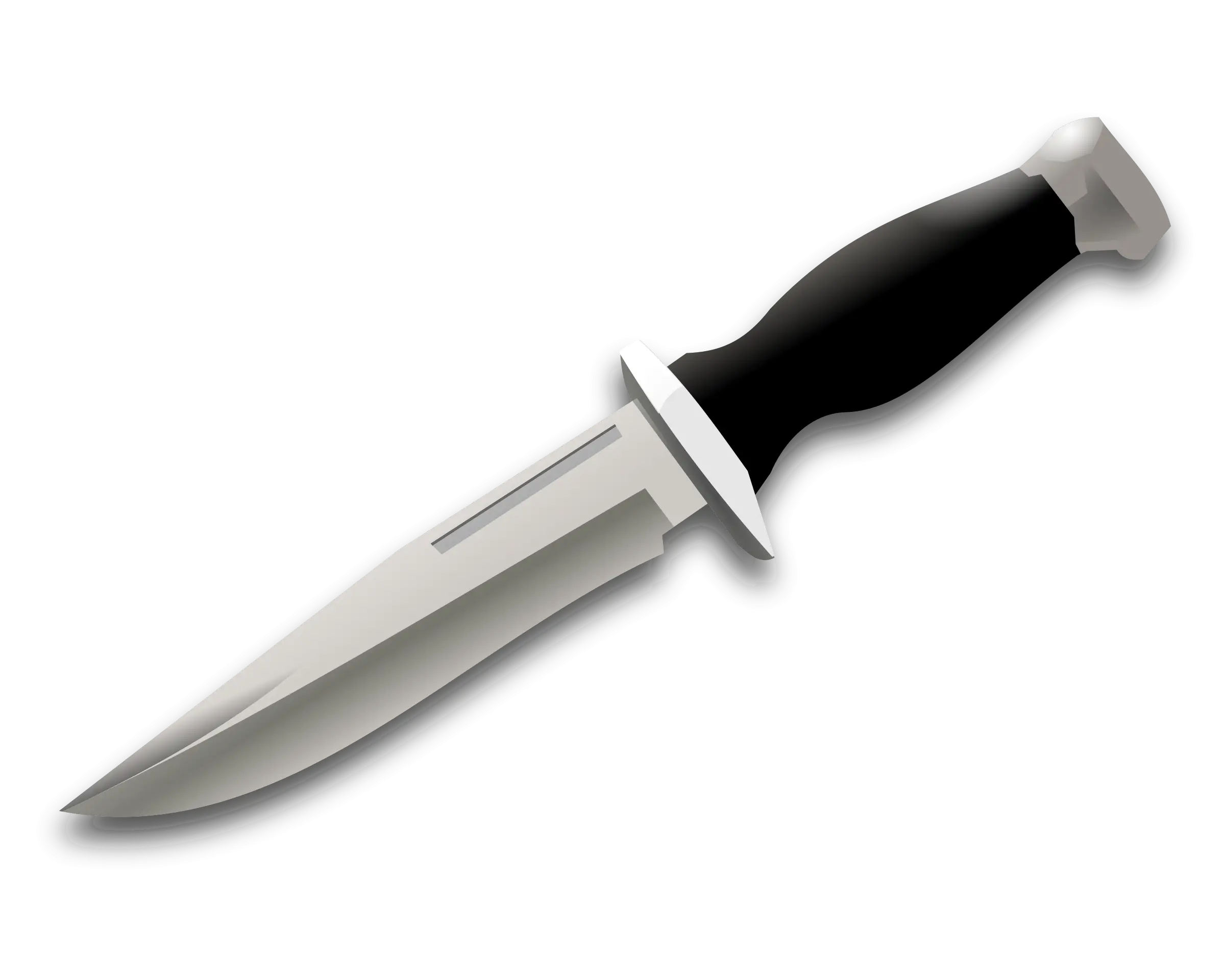 Sharp Hunting Knife with Black Handle
