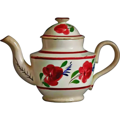 Vintage Floral Decorative Teapot