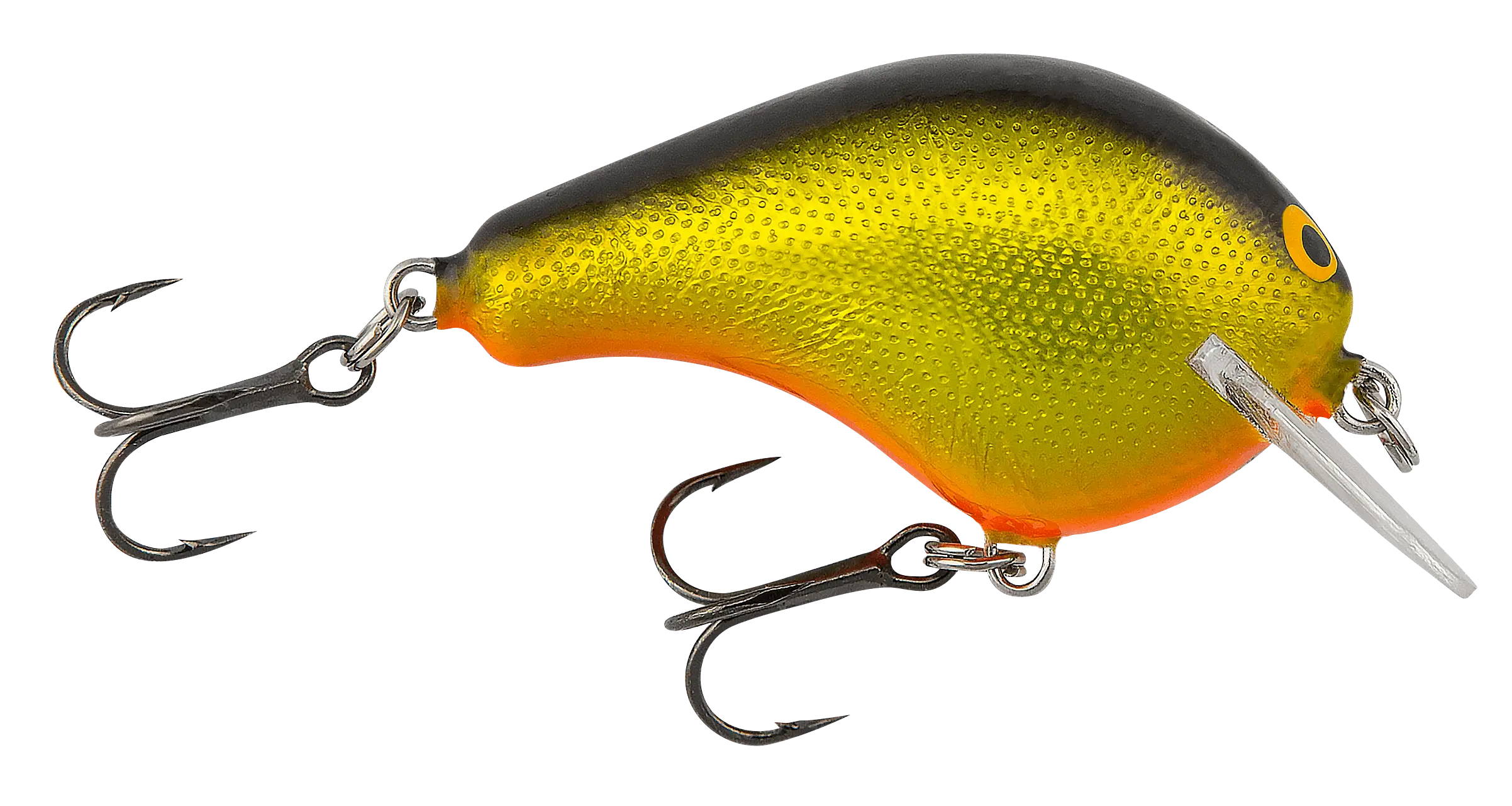 Bright Yellow and Black Fishing Lure