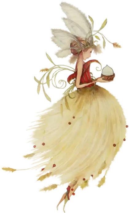Whimsical Fairy with Wings