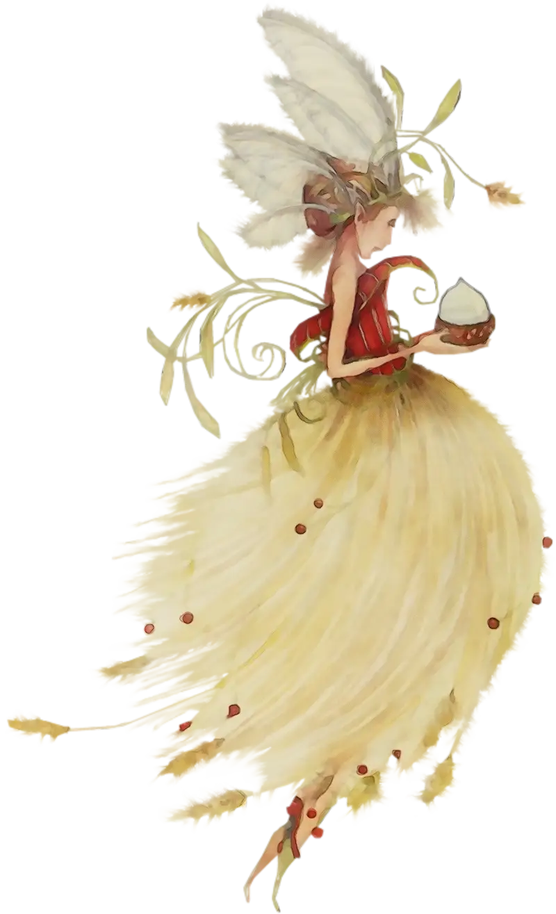 Whimsical Fairy with Wings
