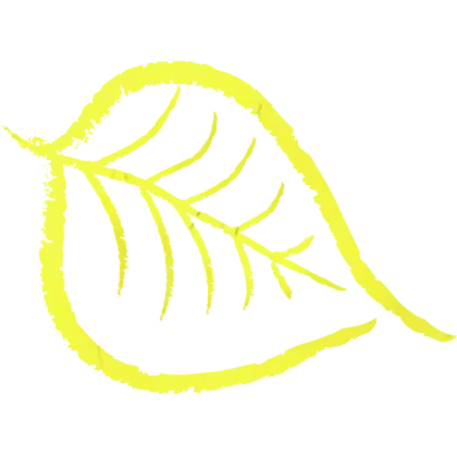 Yellow Leaf Sketch Artwork
