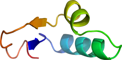 3D Protein Molecular Structure Illustration