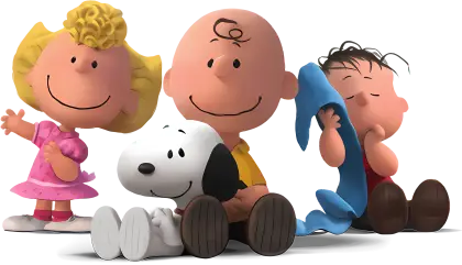 Cartoon Characters with Dog