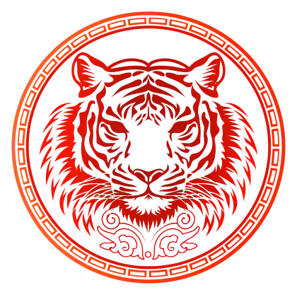 Red Tiger Illustration