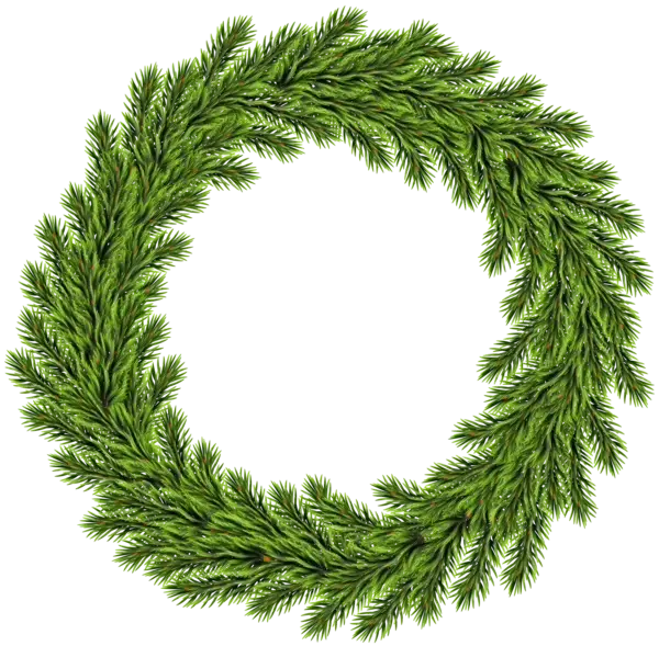 Green Holiday Wreath Decoration