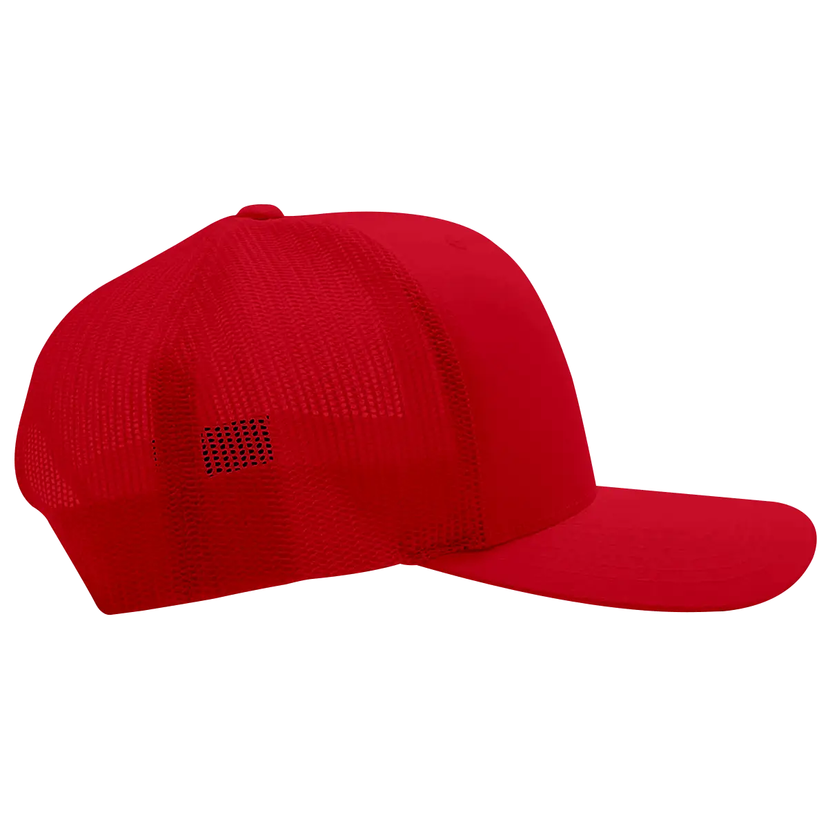 Red Baseball Cap Side View