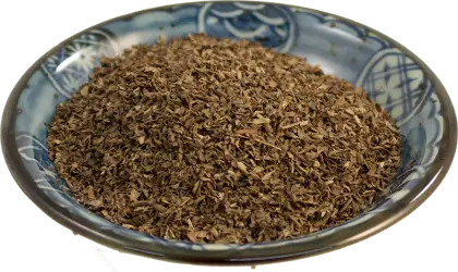 Dried Herb in Decorative Bowl