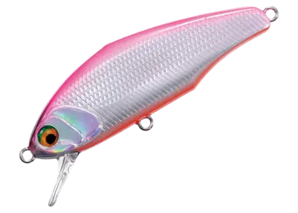 Shiny Pink and Grey Fishing Lure