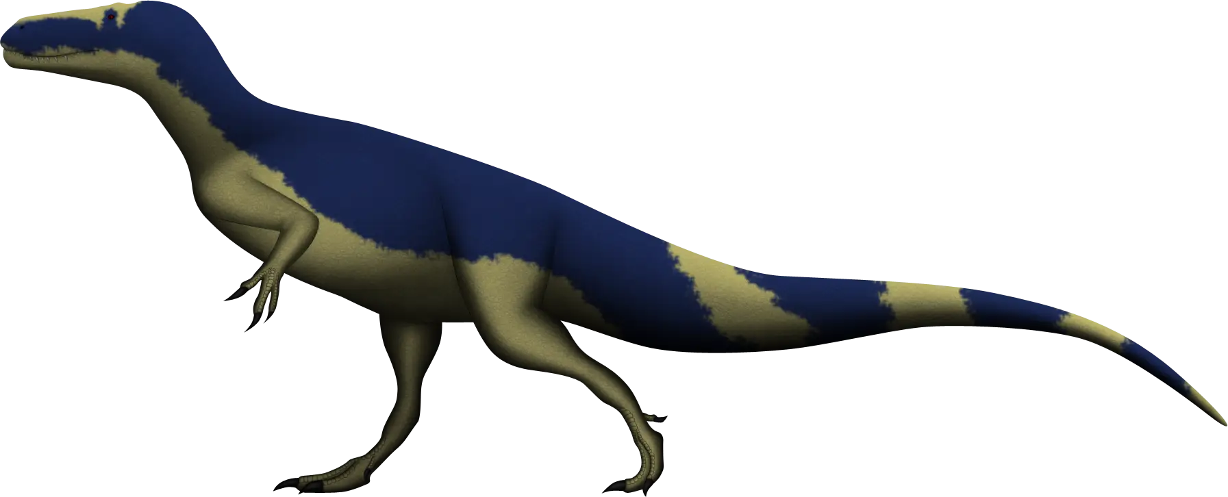 Blue and Green Dinosaur Illustration