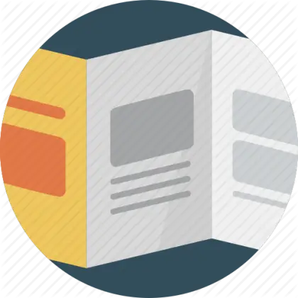 Folded Brochure Icon