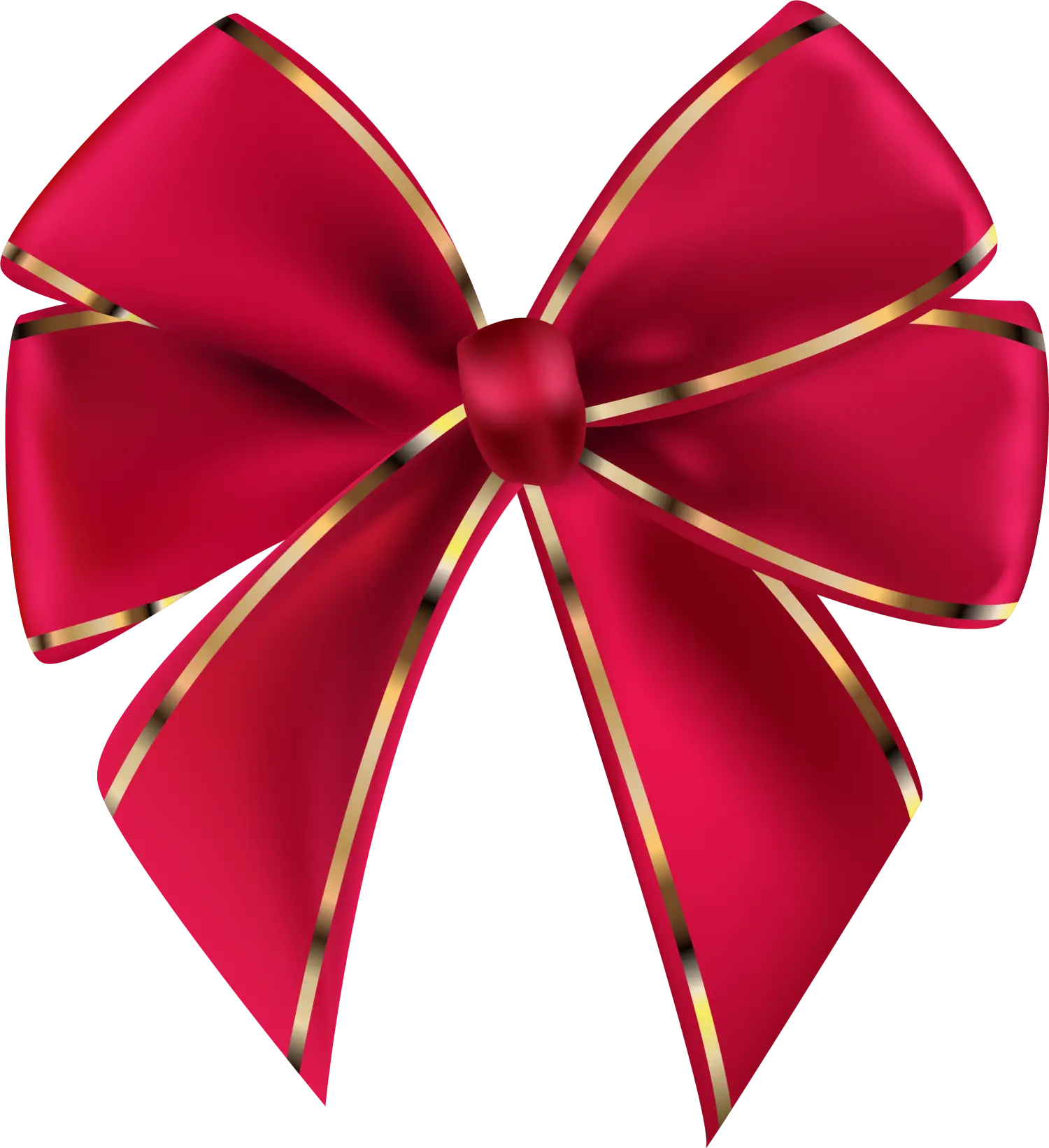 Red Decorative Bow Illustration