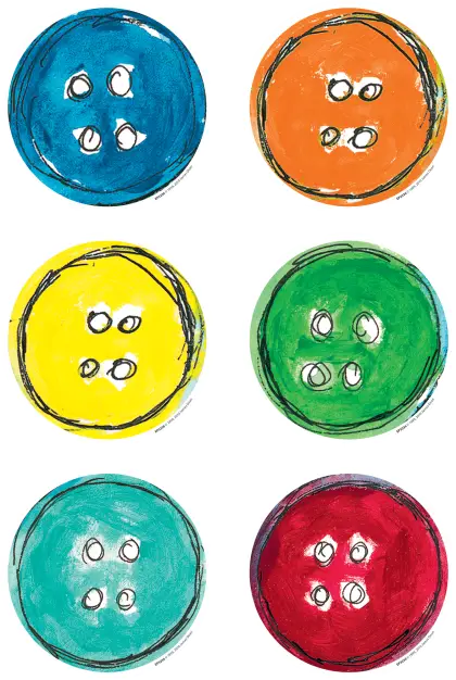 Colorful Sewing Buttons