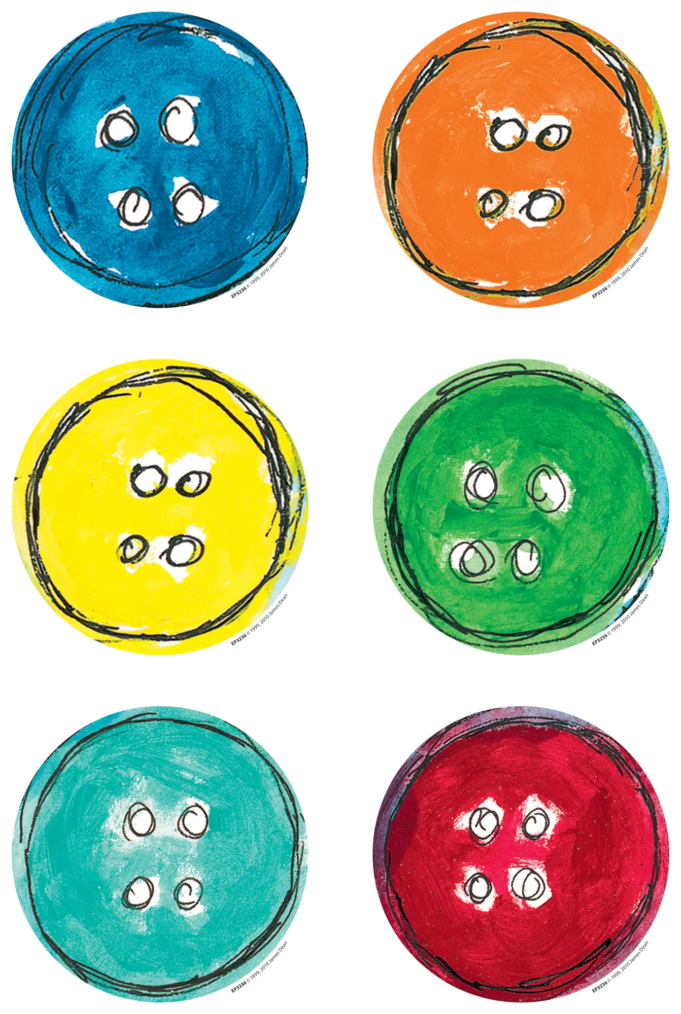 Colorful Sewing Buttons