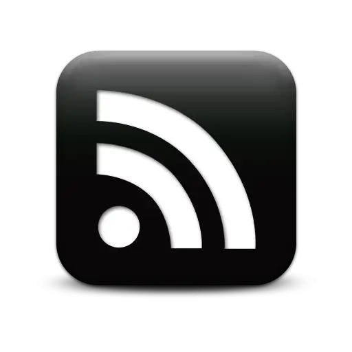 RSS Feed Icon in Black