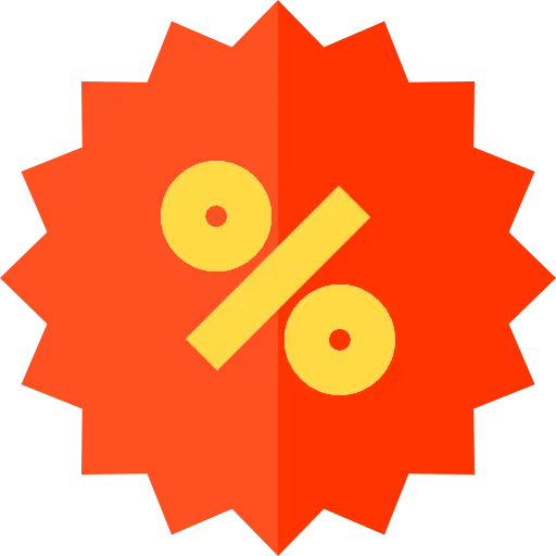 Discount Percentage Badge Icon