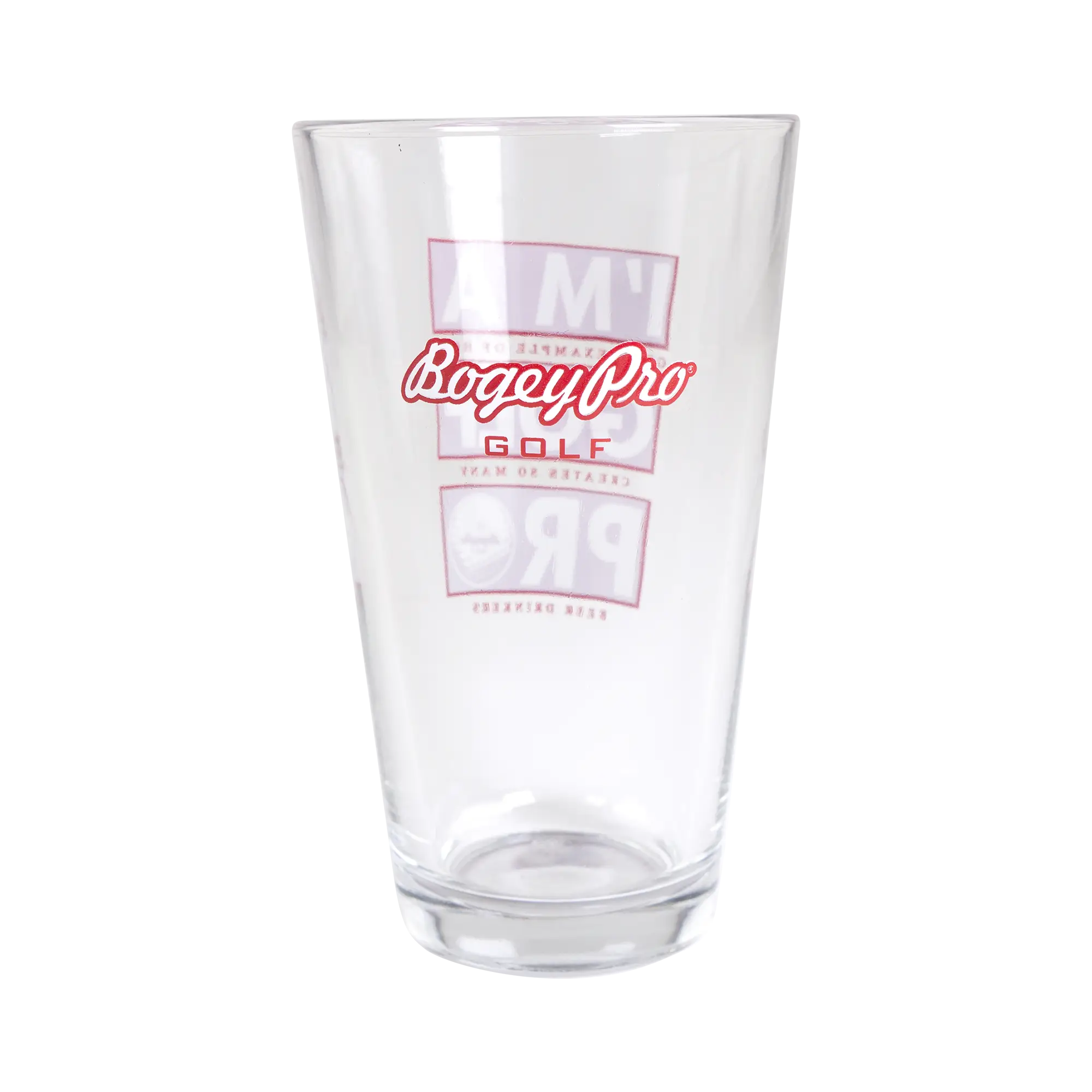 BogeyPro Golf Pint Glass