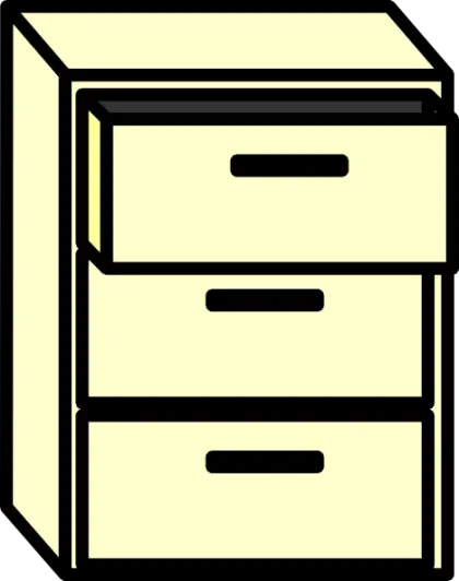 Wooden Drawer Cabinet