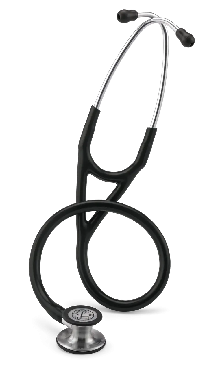 Black and Silver Stethoscope for Medical Use