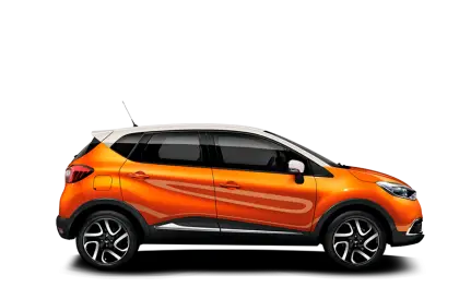 Orange Compact SUV Side View