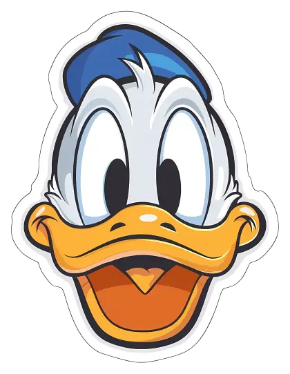 Cartoon Duck Face