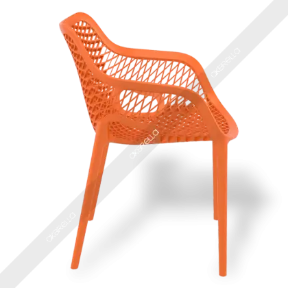 Modern Orange Plastic Chair