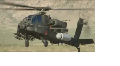Military Helicopter in Flight