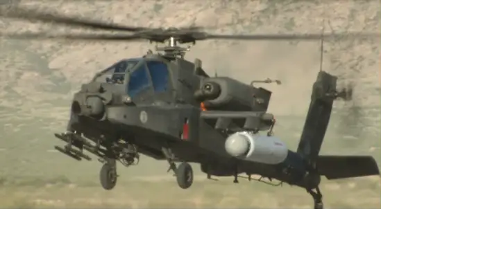 Military Helicopter in Flight