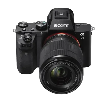 Black Digital Camera with Lens