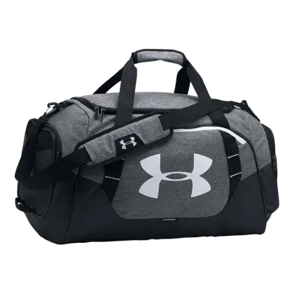 Stylish Grey Duffle Bag for Travel and Sports